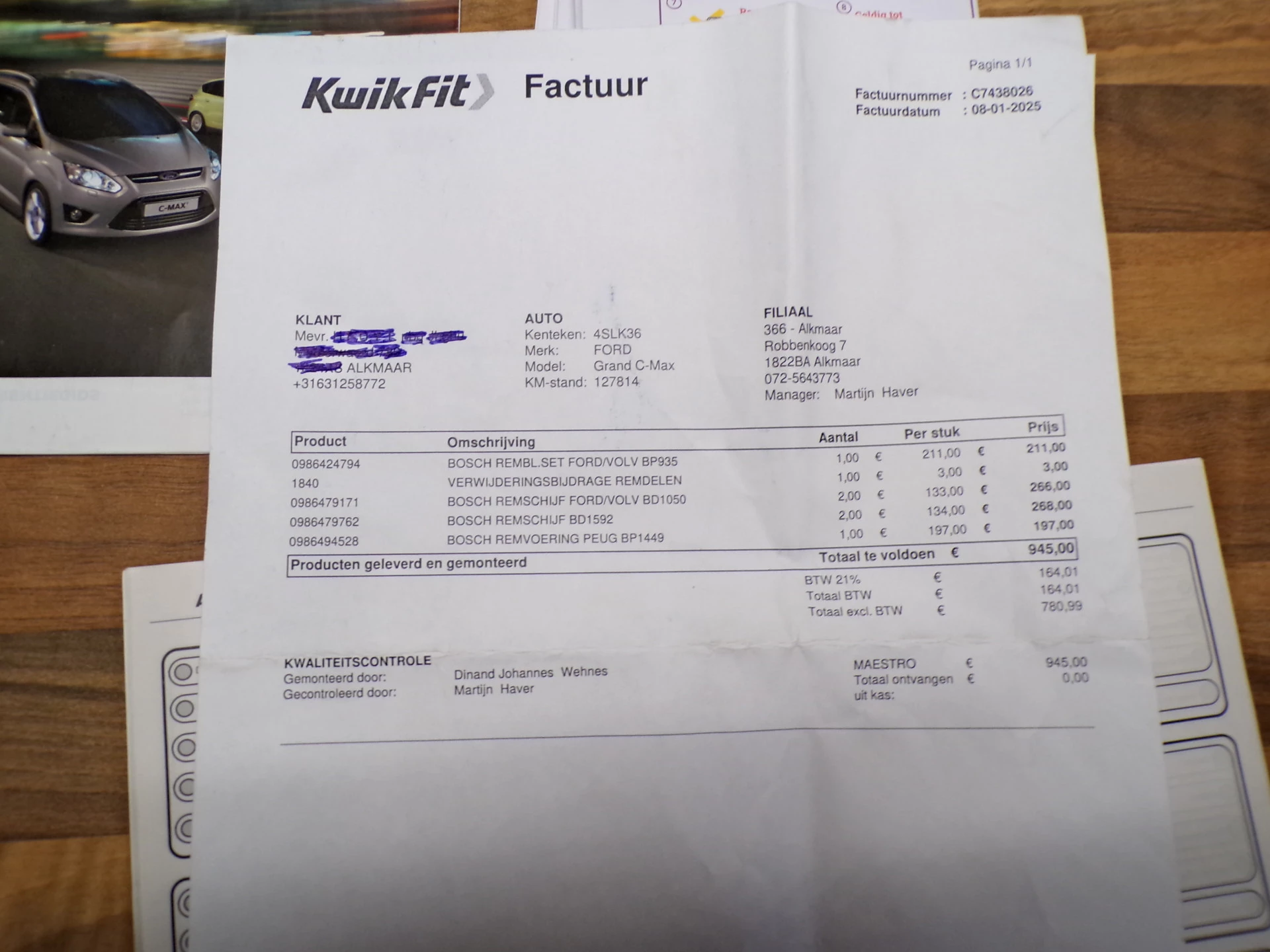 Hoofdafbeelding Ford Grand C-Max