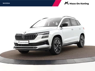 Skoda Karoq 1.5TSI/150PK DSG ACT Sportline · Camera · Elek. Trekhaak · Elek. Achterklep · Apple/Android Car Play · Navigatie · 18'' Inch · Garantie t/m 27-02-2029 of 60.000km