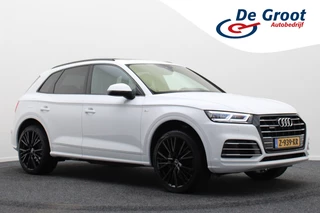 Hoofdafbeelding Audi Q5 Audi Q5 55 TFSI e Quattro Plug-in Hybrid Competition S-Line Leer, Panoramadak, Cruise, Apple Carplay, Bluetooth, LED, Trekhaak, 21"