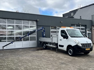 Renault Master T35 2.3 dCi L3 Koelwater probleem!! Pick-up Open laadbak Amco Veba laadkraan Airco Cruise controle Trekhaak 2500 trekgewicht Telefoonvoorbereiding 3-Persoons pick-up p-up Euro 5