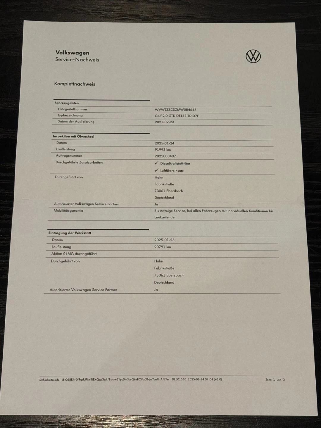 Hoofdafbeelding Volkswagen Golf