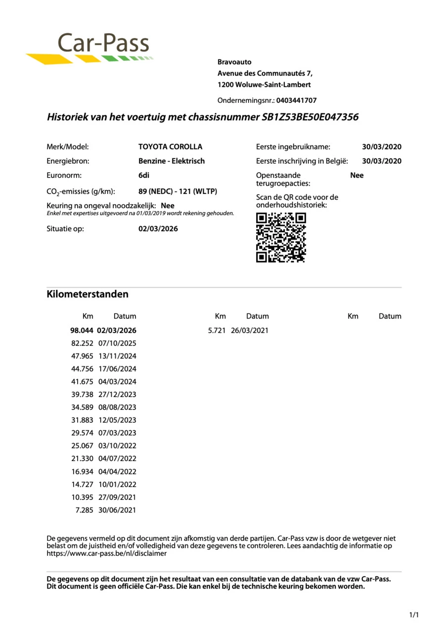 Hoofdafbeelding Toyota Corolla Touring Sports