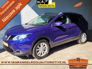 Hoofdafbeelding Nissan QASHQAI Nissan Qashqai 1.2 Connect Ed., panorama, trekhaak, clima, cruise, 17" lmv, dealer oh.