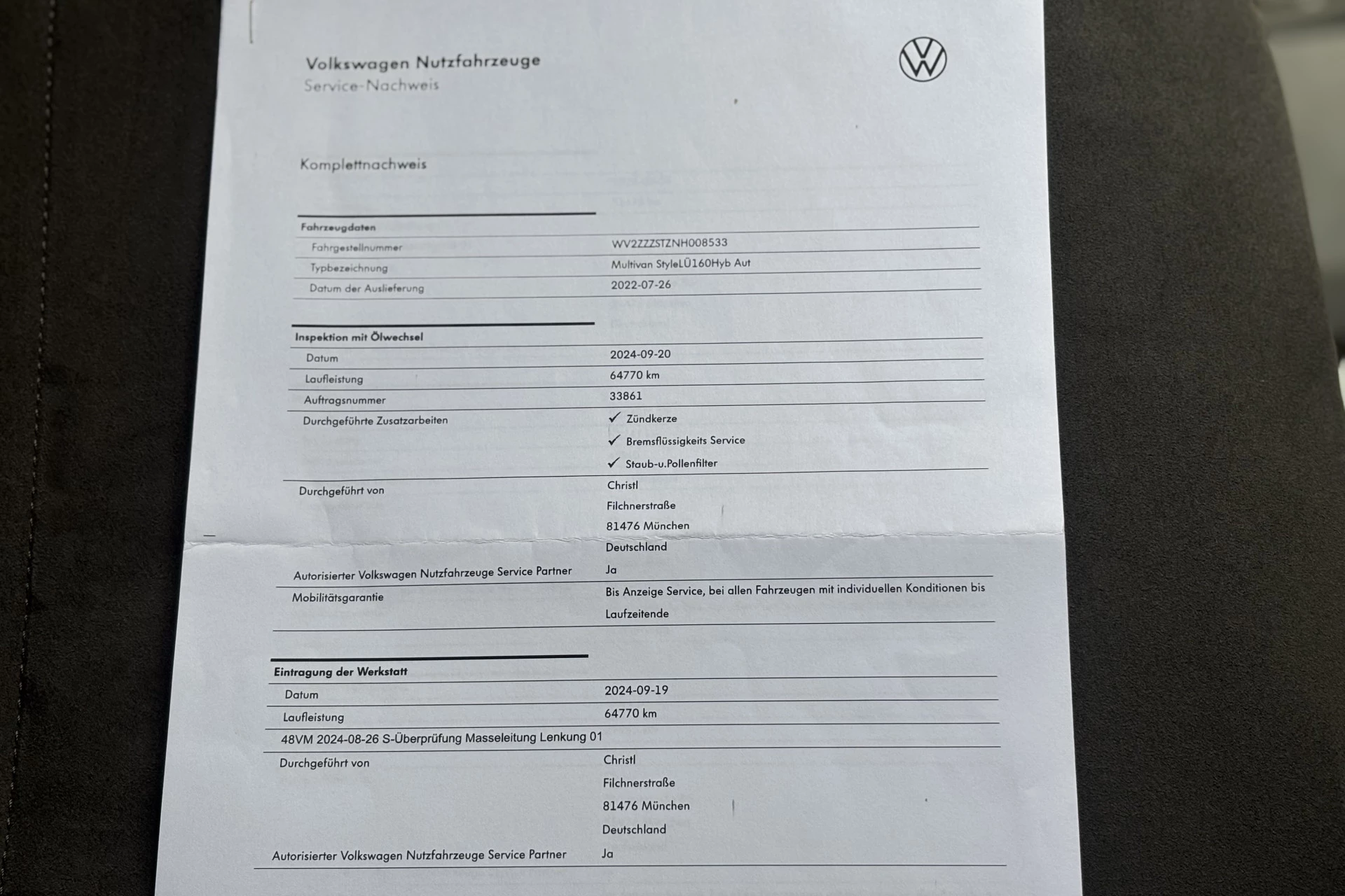 Hoofdafbeelding Volkswagen Multivan