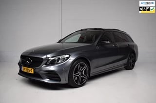 Mercedes-Benz C-klasse Estate 180 AUT. AMG FACELIFT ORG.NED, PANORAMADAK, NIGHT-PAKKET, NAP, CAMERA, SFEERVERLICHTING / TREKHAAK