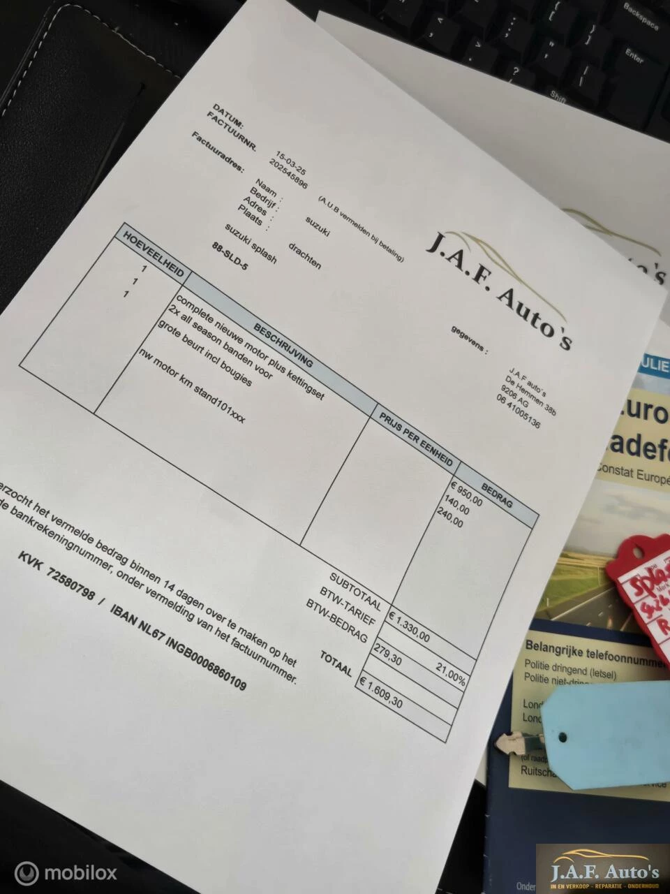 Hoofdafbeelding Suzuki Splash