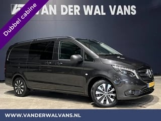 Mercedes-Benz Vito 116 CDI 163pk Automaat L2H1 Dubbele Cabine Euro6 Fabrieksgarantie Airco | 5-Zits Cruisecontrol, Parkeersensoren, LMV, LED, Apple Carplay & Android Auto, Trekhaak, Camera