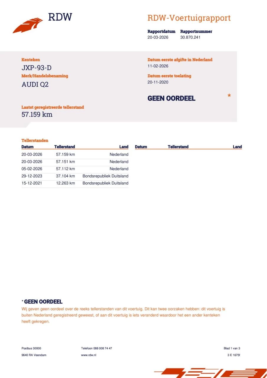 Hoofdafbeelding Audi Q2