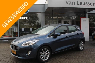 Ford Fiesta 1.0 ECOBOOST TITANIUM 4S-BANDEN EL-VOOR RUIT APPLE/ANDROID CLIMA CAMERA PARK.SENSOREN V+A EL-RAMEN & SPIEGELS