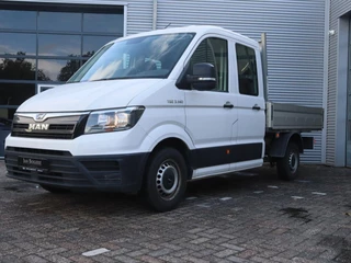 Hoofdafbeelding MAN TGE Man Tge 2.0 TDI 140pk 6-Bak CH/2C DC L1 Open laadbak / Pick-up / Dubbel cabine 7P [ FRONT AXLE+7P+ELEK.PAKKET ]