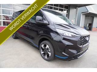 Ford E-Transit Cust. L2H1 Sport 218PK Automaat Schuifdeur links en rechts Airco | adap.cruise | Navi | 360 camera | 19"Lm velgen