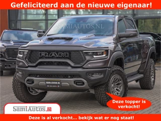 Dodge Ram 1500 TRX | 6.2 V8 712PK | Final Edition | All-In Prijs | Beschikt over alle opties | Comfortabele Dubbele Cabine met Royale 5 Zitplaatsen | BPM vrij | Nu Leverbaar uit Voorraad | Voorraad Nr 2121 - 4420