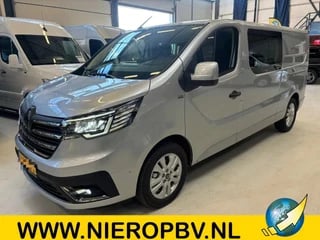 Renault Trafic 2.0 150PK L2H1 Dubbelcabine EDC Automaat Airco Navi Cruisecontrol Trekhaak NIEUW