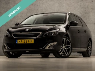 Peugeot 308 SW 1.2 PureTech Sport (PANORAMADAK, GROOT NAVI, LEDER, STOELVERWARMING, SPORTSTOELEN, GETINT GLAS, TREKHAAK, CRUISE, NIEUWE APK, NIEUWSTAAT)