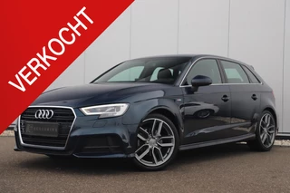 Audi A3 Sportback 35 TFSI CoD S-Line Sport 150PK Automaat Virtual Cockpit Half Leder Stoelverwarming Navigatie Carplay Android 18 inch LMV Full LED Parkeersensor Clima Cruise