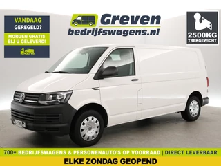 Volkswagen Transporter 2.0 TDI L2H1 | Aut. | Airco | Cruise | 3-Zits | Trekh. | Parkeersens. | Stoelverw.