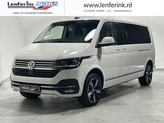 Volkswagen Transporter 2.0 TDI 204 pk L2H1 Highline 2x Elek. Schuifdeur Leder Duo, Parkeerhulp, LED, Navi, Elek. Achterklep, 5-Zits