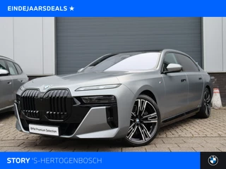 BMW i7 xDrive60 High Executive M Sport / Panoramadak Sky Lounge / Bowers & Wilkins / Massagefunctie voor + achter / Parking Assistant Professional / Trekhaak / Active Steering