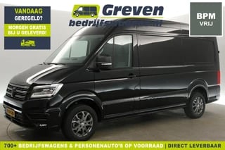 Volkswagen Crafter 35 2.0 TDI L3H3 | BPM Vrij | 3000KG Trekgew. 140PK Automaat Camera Carplay Airco LED Navi Massagestoel 3 Persoons DSG 17"LMV PDC