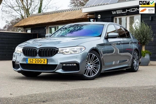 BMW 5-serie 520i M-Sport I NL Auto I NAP I Led I Memory I Comfortstoel I Sfeerverlichting I CarPlay I Camera I Vol leder