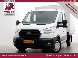 Ford Transit 2.0 TDCI 130pk L2H1 Trend D.C. Open Laadbak met huif 05-2020