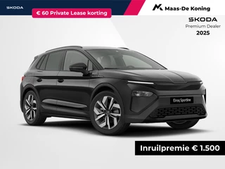 Škoda Elroq Sportline Elektromotor 150 kW/204 PK SUV | Black Magic | 20 inch Vega Velgen | Private lease v.a. €481,- p/m | €1500,- inruilpremie