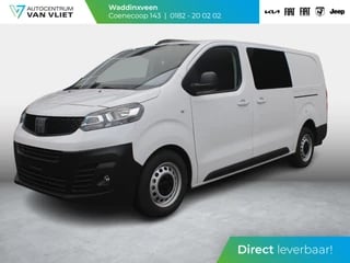 Fiat Scudo 2.0 Diesel 145 L3 DC | Passagiersstoel | Driver Pack | Techno NAV Pack | 2 Schuifdeuren | Ramen in achterdeuren | Uit voorraad leverbaar !