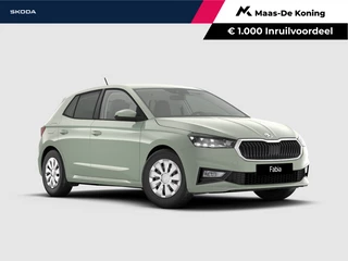 Škoda Fabia Selection 1.0 TSI 85 kW / 115 PK Hatchback 7 versn Timiano green | Trekhaak afneembaar | 1000,- inruilbonus