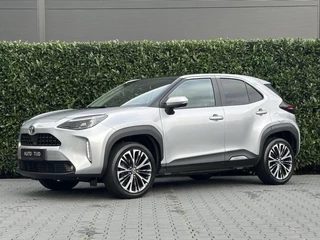 Toyota Yaris Cross 1.5 Hybrid ELEGANT, PANO, LEDER, ADAPT CRUISE, NAVI, 360 CAMERA, DAB+, HUD, PDC, DODEHOEK, KEYLESS, ECC-AIRCO, STOEL/STUURVERWARMING, ELEKTRISCHE KOFFERKLEP, LICHTMETAAL 18"