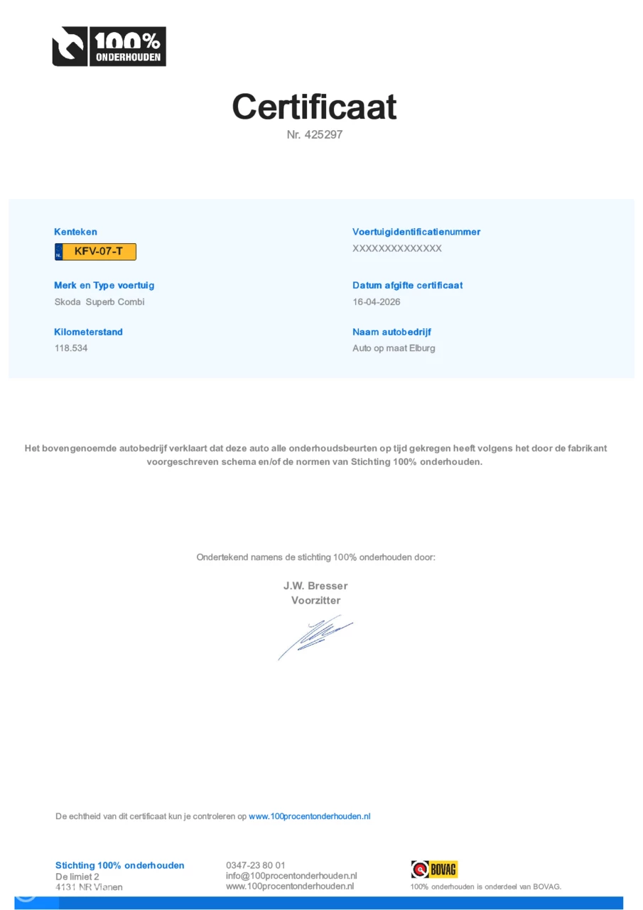 Hoofdafbeelding Škoda Superb