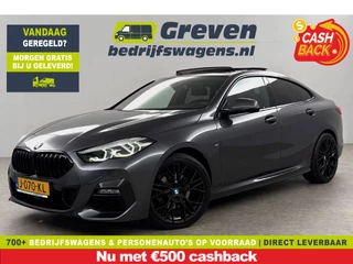 BMW 2 Serie Gran Coupé 218i High Executive 141PK M-Sport | Panoramadak | Sfeerverl. | Virtual Cockpit | LED | 19"LMV | Carplay | Camera 