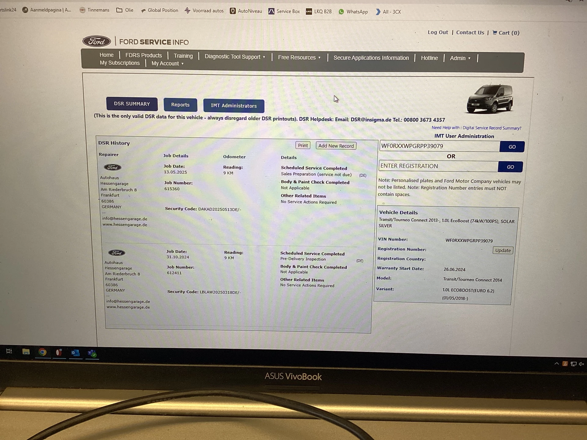 Hoofdafbeelding Ford Transit Connect