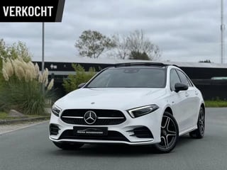 Mercedes A-klasse 250 e AMG A250e Panoramadak|360° Camera|Burmester®|Keyless|Multibeam|Widescreen|AppleCarplay|DAB+|Sfeerverlichting