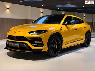 Hoofdafbeelding Lamborghini Urus Lamborghini URUS 4.0 V8 Pano|B&O|Ceramic |Fabrieksgarantie|Full PPF|Hud|Massage