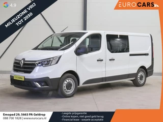 Renault Trafic 2.0 Blue dCi 150PK T30 L2H1 Advance Dubbele Cabine Airco Bluetooth Camera Cruise PDC Trekhaak