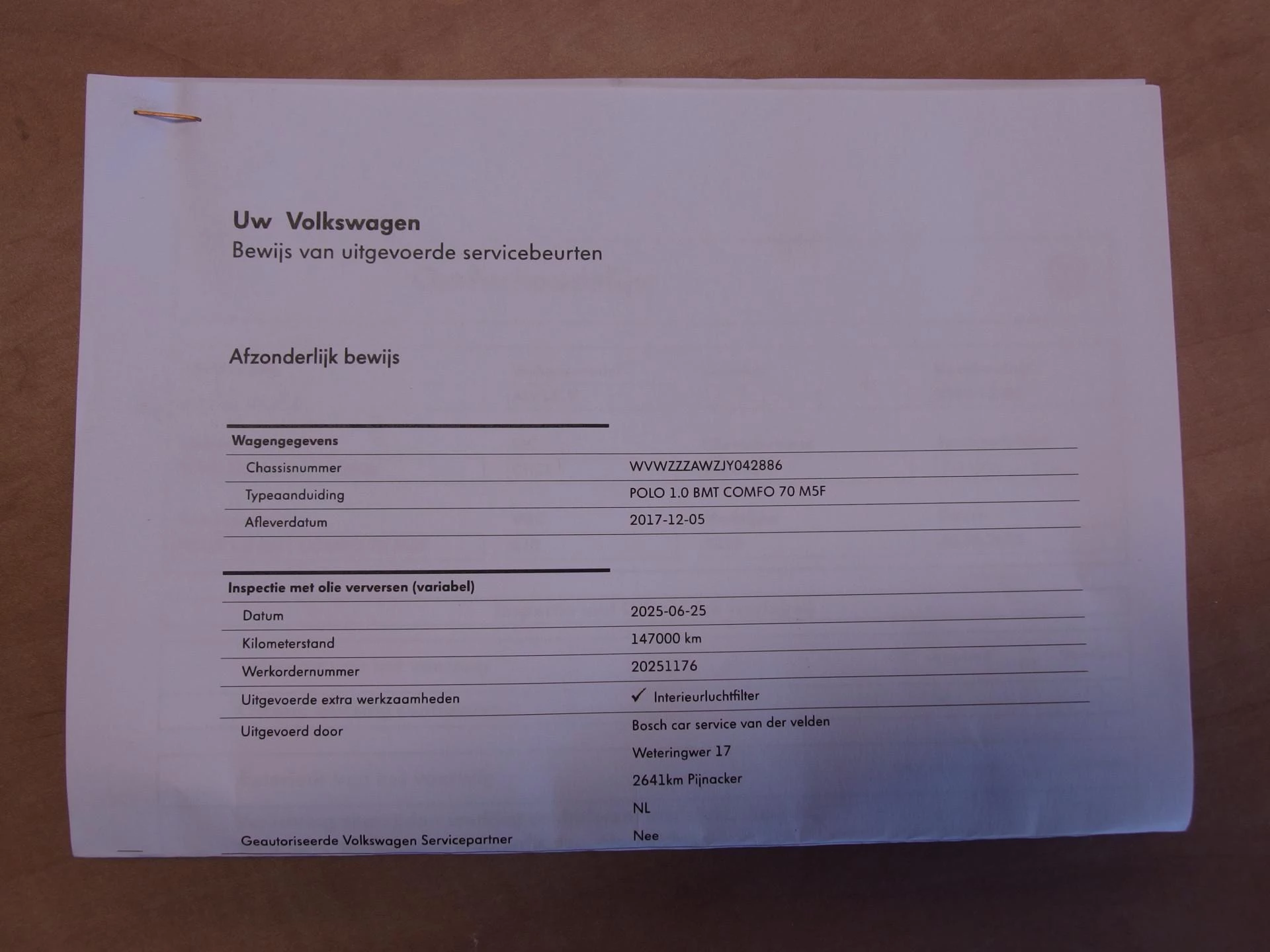 Hoofdafbeelding Volkswagen Polo