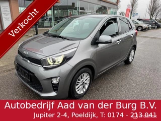 Kia Picanto 1.0 67pk Automaat  Stoel en Stuur verwarming ,  Navigatie / Apple carplay  / Android auto , Achteruit camera , Bluetooth , Priveglas , Chrome handgrepen , Sport Velgen