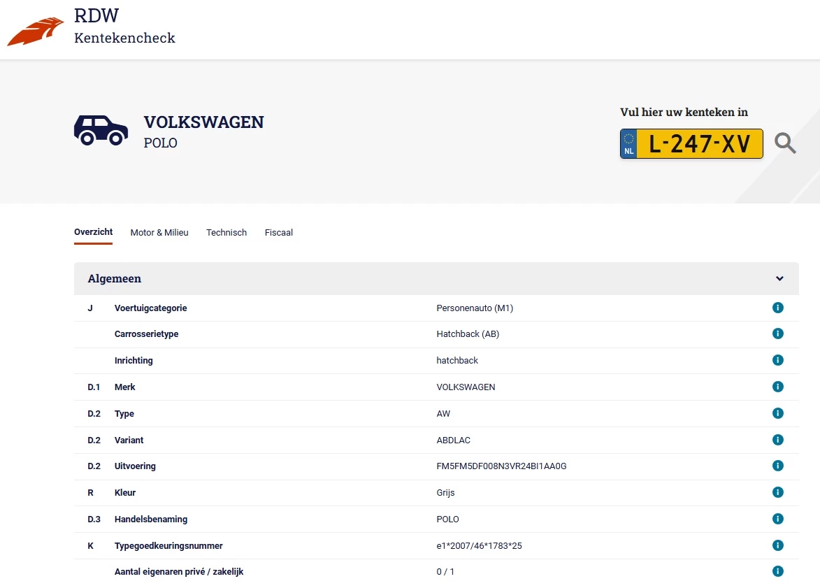 Hoofdafbeelding Volkswagen Polo
