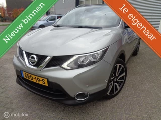 Nissan Qashqai 1.6 Turbo 163pk Tekna/Airco/LEER/Panorama dak/19''LM/1st eig/DAB/Key Less