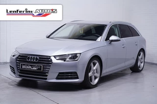 Audi A4 Avant 2.0 TDI ultra S Design Pro Line Plus digi-cockpit sportstoelen drive-select leder/alcantara wegklapbare-trekhaak sportonderstel keyless start/entry schakelflippers cruise controle PDC v+a 18"LMV private-glas