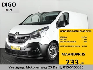 Renault Trafic 2.0 DCI T29 L1H1 COMFORT NAVIGATIE (EX BTW) CAMERA CRUISE .BETIMMERING