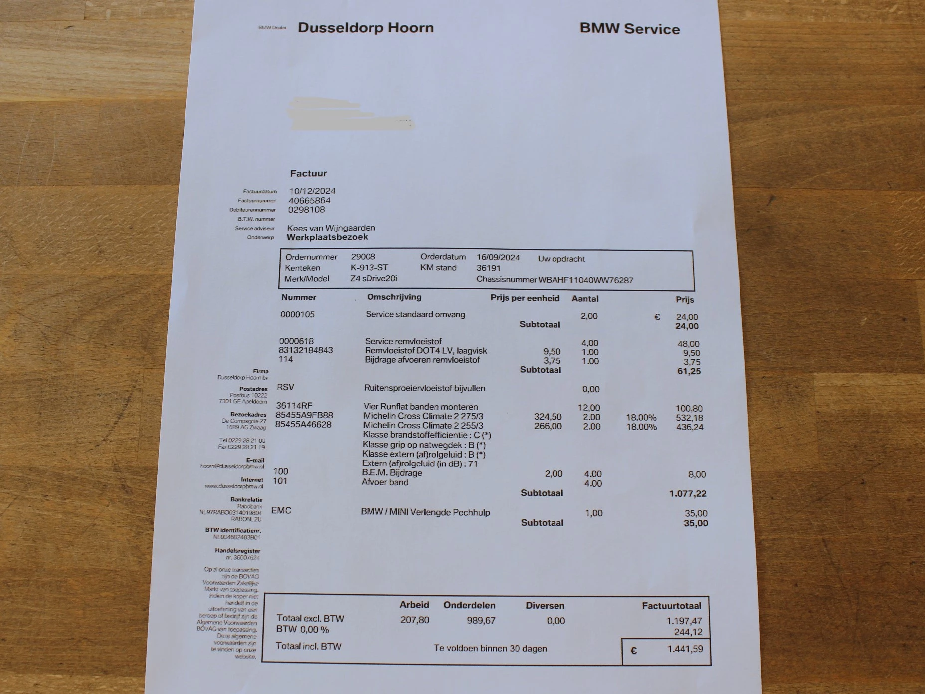 Hoofdafbeelding BMW Z4