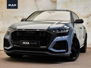 Audi RS Q8 4.0 TFSI Quattro, Dynamic+, pano, ceramic, carbon extr., B&O adv., tr. haak, nachtzicht, standkachel, ACC, softclose, HUD, NP286k
