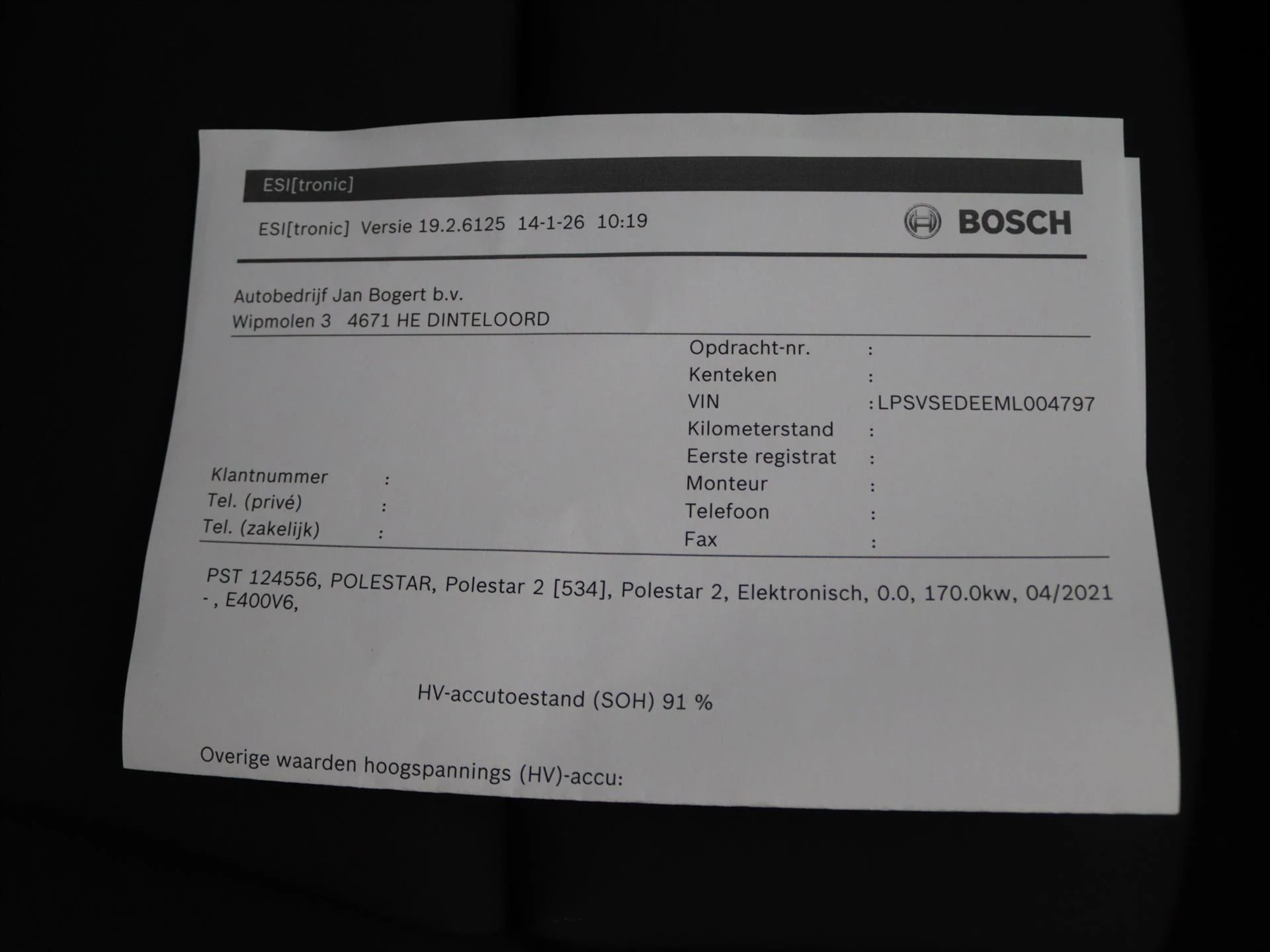 Hoofdafbeelding Polestar 2