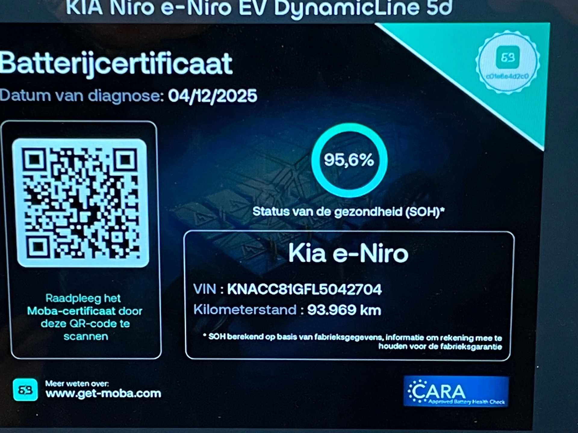 Hoofdafbeelding Kia e-Niro