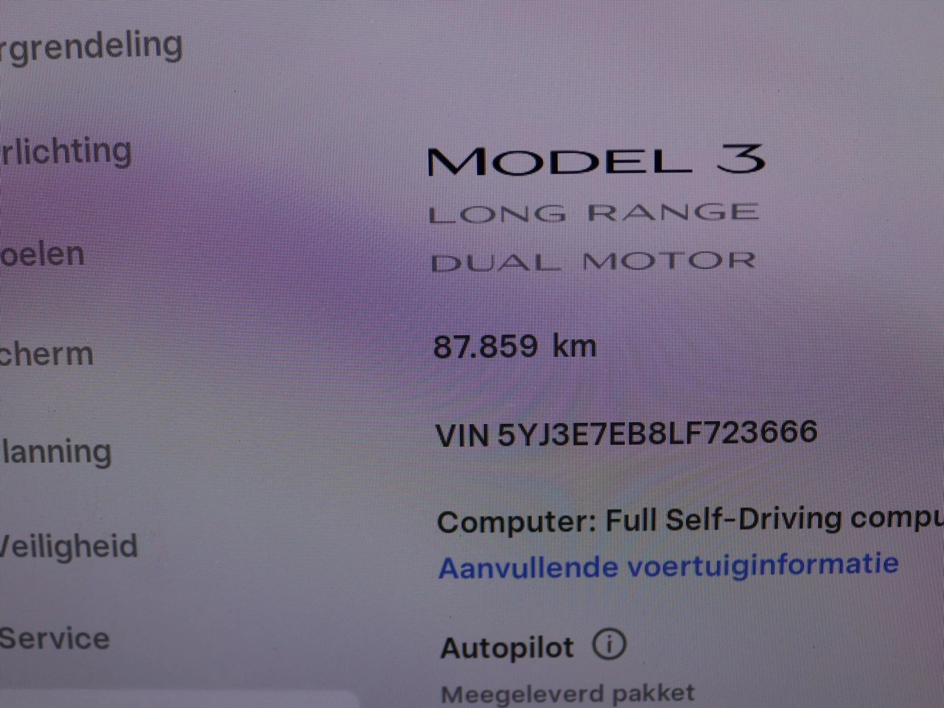 Hoofdafbeelding Tesla Model 3