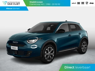 Fiat 600 1.2 Hybrid 145pk La Prima | Clima | Adapt. Cruise | Camera | BSM | 18" | Stoelverwarming | Apple Carplay | Elektr. A-Klep