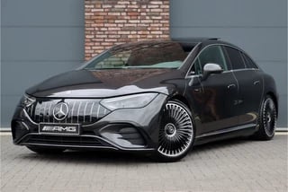 Mercedes-Benz EQE AMG 53 4-MATIC+ Premium+ 91 kWh | Hyperscreen | Airmatic | Achterasbesturing | Distronic+ | Memory | Massage | Stoelverwarming-/ventilatie | Leder | Panoramadak | Surround Camera | HUD | Digital Light |