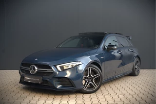 Mercedes-Benz A-Klasse AMG 35 4MATIC | Panoramadak | Burmester | Stoelverwarming | Keyless | Aero pack | Adaptive Cruise Control | Ambiance verlichting | Camera | Driving Assistant | DAB | LED