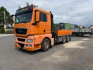 MAN TGX 26.480 6x4 Open laadbak Hiab kraan